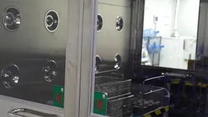 Воздушный душ для очистки материала