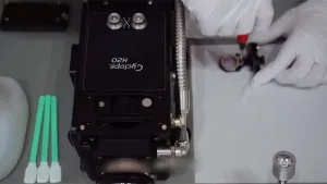 Техническое обслуживание верхнего защитного стекла коллимирующей линзы