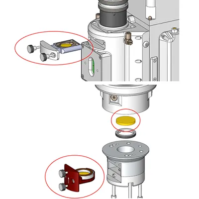 Трехкомпонентный стек защитных стекол для защиты оптики