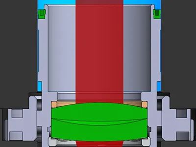 Независимый узел фокусировки для поддержки соосности луча