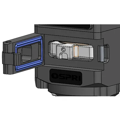 Запрессованная пылезащитная крышка для очистки оптики