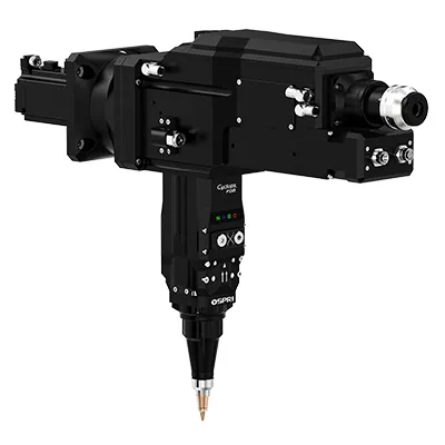 Волоконно-лазерная режущая головка для резки под углом (с автофокусировкой, одноподвесная система, прямой угол), 8 кВт