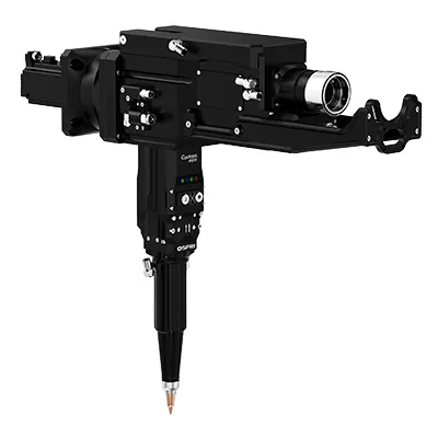 Волоконно-лазерная режущая головка для резки под углом (с автофокусировкой, одноподвесная система, прямой угол), 20 кВт